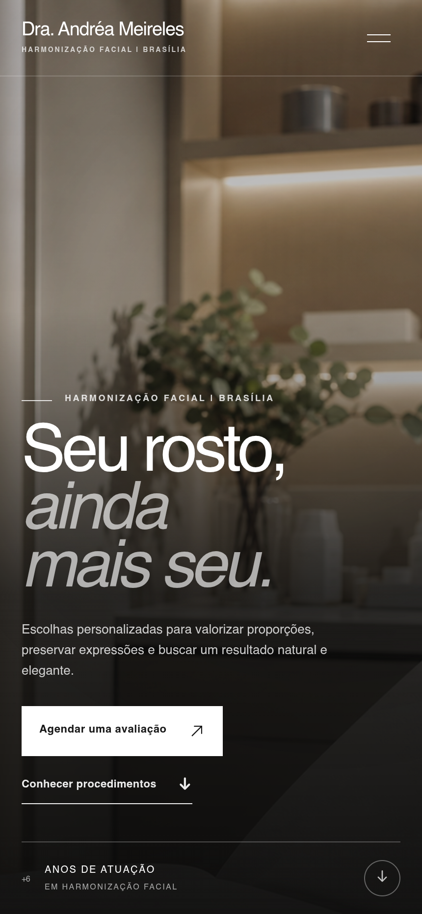 Dra. Andrea Meireles em celular